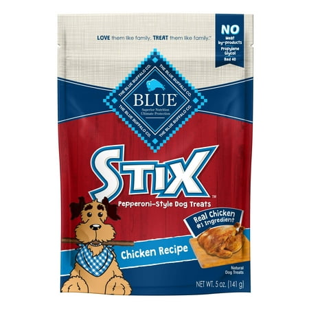 Blue Buffalo Stix Chicken Flavor Soft Treats for Dogs, Whole Grain, 5 oz. Bag