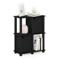 thumbnail image 6 of Furinno Brahms 3-Tier Storage Shelf with 2 Doors, Black Oak/Black, 6 of 6