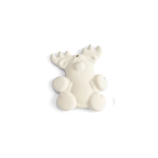 Ready to Paint Reindeer Cuddle Couple 6 w Ceramic Bisque