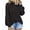 Black, variant on LYXSSBYX Womens Long Sleeve Dress Hot Sale Clearance Ladies Fashion Round Neck Lace Hollow Long Sleeve Casual Loose Top Pullover