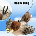 thumbnail image 7 of Flying Bird Cat Toy, Simulates Bird Chirping And Flapping Wings, Rechargeable Interactive Feathered Bird, Relieves Boredom, Realistic Cat Toy, Indoor Cat Bird Mint Toy (1 Piece)., 7 of 7