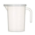 thumbnail image 2 of OUSITAID 500/1000ML Measuring Cup with Lid Kitchen Scales Measure Cup Measuring Tools - Clear  500ml, 2 of 9
