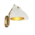 thumbnail image 2 of Trade Winds Layla 2-Light Wall Sconce in White with Natural Brass, 2 of 6