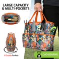 thumbnail image 2 of Garden Tool Bag,Pioneer Flower Floral Print Pattern Garden Tool Organizer,Garden Gifts,Waterproof Multi-Pocket Garden Tool Storage 11.8x5.5x11.4 Inch(Tools NOT Included), 2 of 6