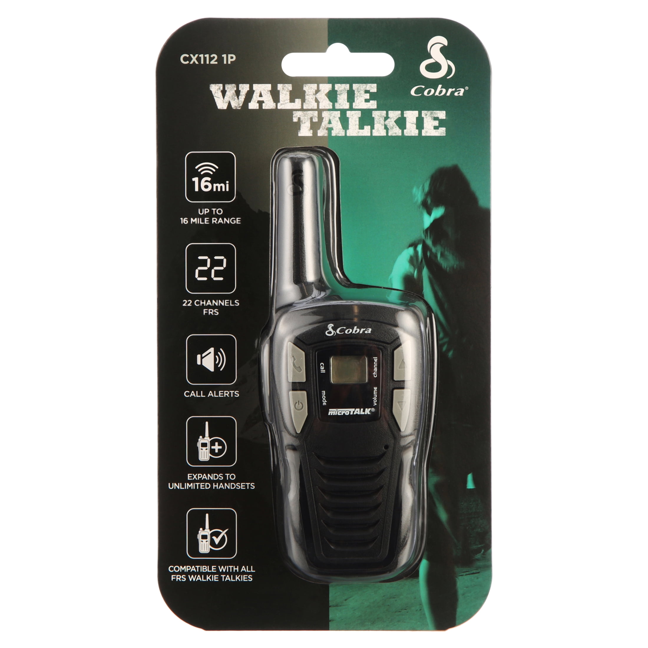 Cobra Cx112 Walkie Talkie Two-Way Radio