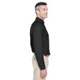 thumbnail image 3 of Harriton M550T Men's Tall Long Sleeve Denim Shirt-Washed Black-XLT, 3 of 3