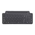 thumbnail image 1 of Teclado inalámbrico Bluetooth de 2,4 G con soporte para tableta/teléfono, teclado táctil portátil para accesorios de juegos de tableta y PC, 1 of 1