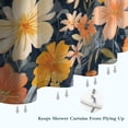 thumbnail image 6 of Pioneer Flower Floral Print Pattern Shower Curtain 72"x84" ,Bathroom Decorative Shower Curtains Set with 12 Hooks,Modern Waterproof Washable Shower Curtain, 6 of 6