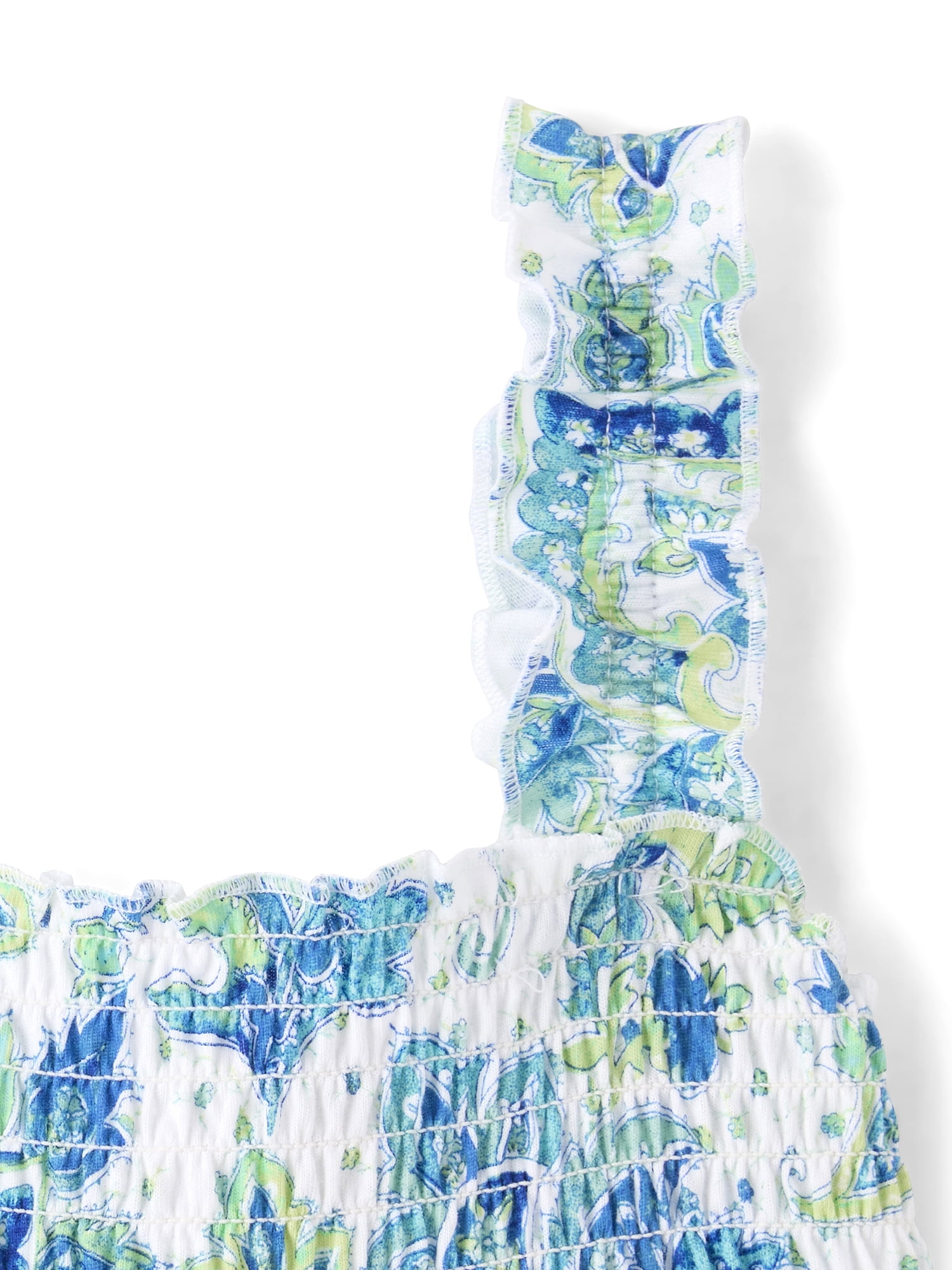 The Children's Place Toddler Girls Sleeveless Paisley Smocked Tank Top, Sizes 12M-5T