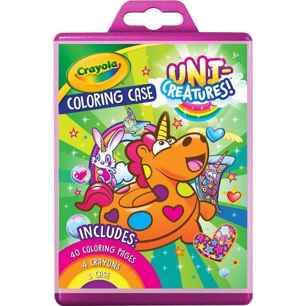Crayola Uni-Creatures Coloring Case - Walmart.com - Walmart.com