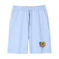 thumbnail image 5 of Zynoxe Girls and Boys Two Piece Sets Independence Day Printed Short Sleeve Tops and Elastic Waist Shorts Sets Lounge Cotton Linen Summer Outfits Light Blue 4 Years, 5 of 9