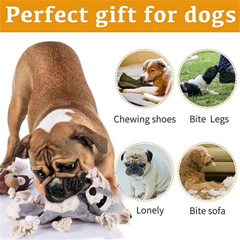 Plush Squeaky Dog Toys - Perfect Pet Gifts For Small, Medium, And