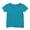 Blue, variant on CPNG Girls Ribbed Knit Ruffled T Shirts Toddler Baby Girls Comfortable and Stylish Short Sleeved Ruffle T Shirts(Watermelon Red,3-4 Years)