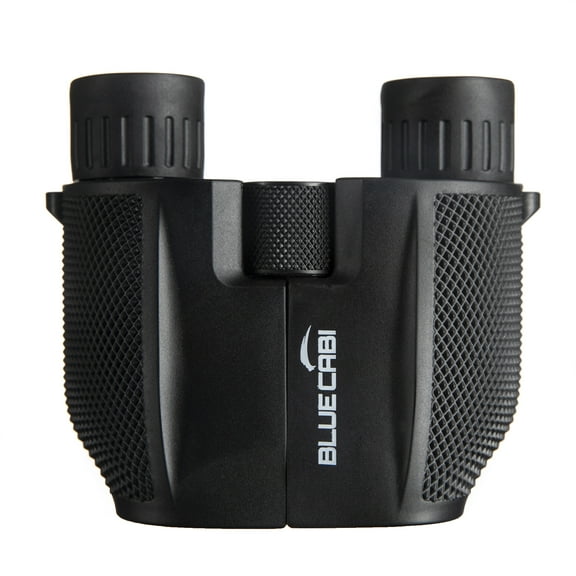 BlueCabi 10x25 Compact Binoculars - Lightweight Foldable High Powered Clear Vision Binocular - Great for Bird Watching, Outdoor Sports, Games, Concerts & More
