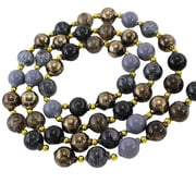 Cody Foster 74.00In Black Hue Garland, Glass, Shiny Matte Transparent Cd1377bk