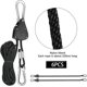thumbnail image 2 of Pairs 1/8 Inch Rope Ratchet Strap Heavy Duty Adjustable Rope Ratchet for Hanging, 2 of 5