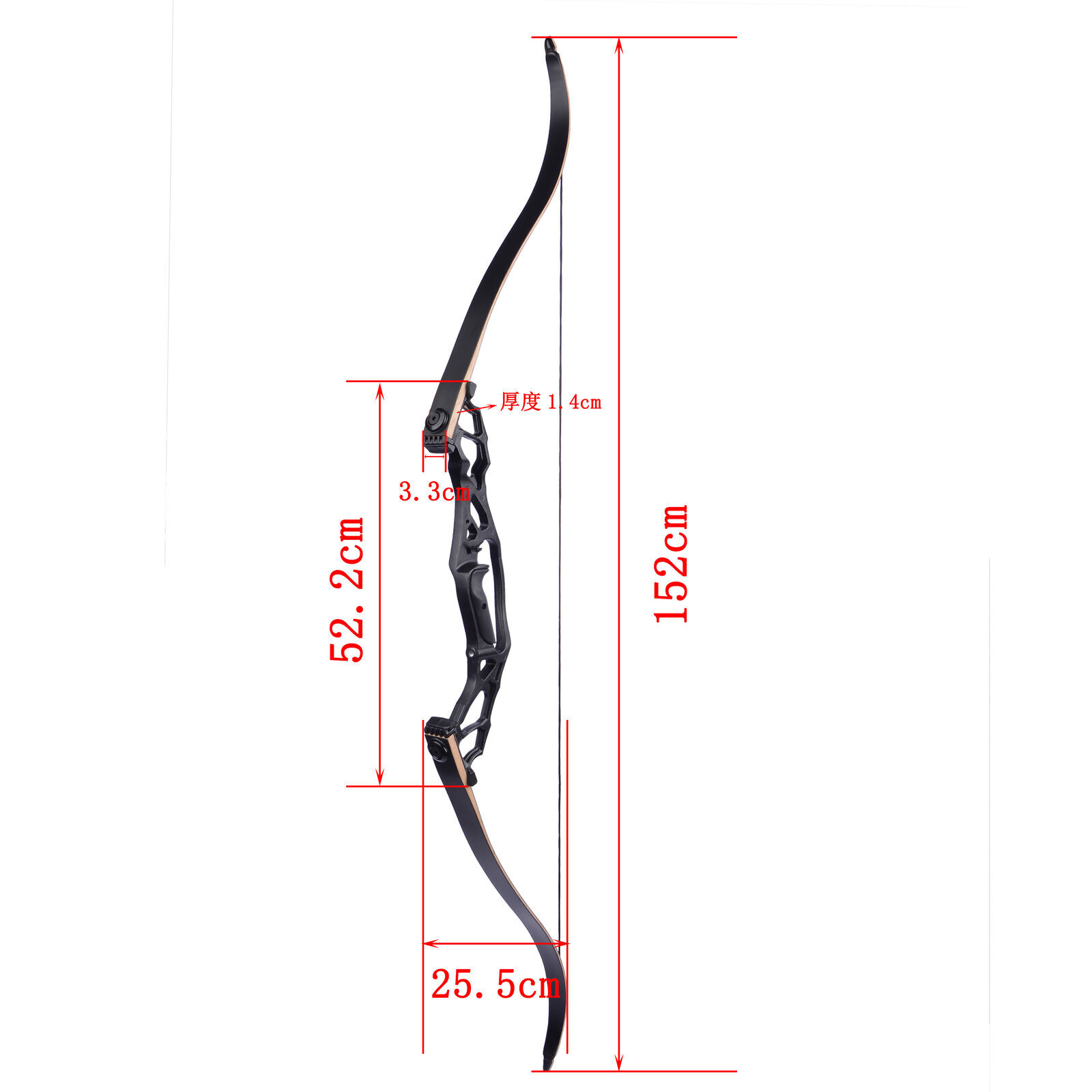AMEYXGS Archery 62" Recurve Bow Kit ，Outdoor American Hunting