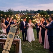 Exquisite 36-Inch Party Sparklers - Pack of 24 - Ideal for Weddings, Birthdays, Celebrations