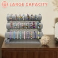 thumbnail image 3 of PinkSheep 3 Tier Jewelry Organizer Stand Bangle Bracelet Necklace Storage Holder Stand for Display, Gray, 3 of 7