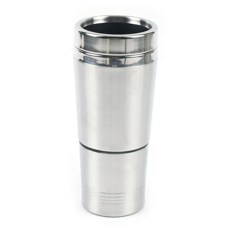 12V In-Car Coffee Maker Tea Pot Thermos Bottle Stainless Steel Heating Cup  300ml