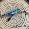 thumbnail image 5 of Cebo falso de Luya con placa de hierro para caballa de tiro largo, lentejuelas de Luya, lentejuelas giratorias modificadas, anzuelo doble, cebo para pesca en el mar en agua dulce, 5 of 5