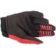 thumbnail image 2 of Guantes Alpinestars Full Bore para jóvenes y niños, rojo brillante y negro, 2 of 2