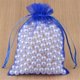 thumbnail image 1 of Bolsa de Organza para embalaje de joyas, decoración de fiesta de boda, bolsas de tul con cordón, para regalo, 7x9, 9x12, 10x15cm, 50/100 Uds., 50%, 1 of 4