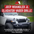 thumbnail image 2 of AMERICAN MODIFIED Front Grille for 2018+ Jeep Wrangler JL & Gladiator JT, 2 of 12