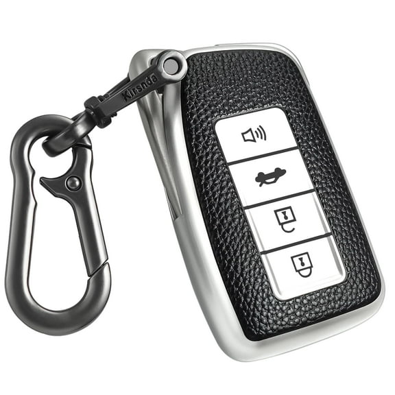 key fob cover case keychain Compatible with Lexus,Soft TPU key case/skin,4-Buttons fit ES IS GS NX RX RC GX LX 570 200 250 300 350 h F Sport Remote Key Vehicle Accessories