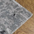 thumbnail image 3 of Rugsotic Carpets Hand Knotted Wool & Silk Area Rugs - 6'X9', Rectangle, Gray, Abstract Modern Design, High Pile Thick Handmade Anti Skid Area Rugs For Living Room, Bed Room (Nws121), 3 of 10