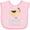 AD-Pink, variant on Inktastic Chicken Farmer Boys or Girls Baby Bib
