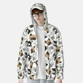 thumbnail image 2 of Lsque French Bulldog3 Pattern UPF 50+ Lightweight Sun Protection Men's Women's Long Sleeve Shirt, Hoodie Performance -Small, 2 of 7