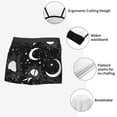 thumbnail image 6 of Disketp Crescent And Stars Men'S Boxer Briefs,Soft And Breathable Cotton Underwear With Comfortflex Waistband, 6 of 8