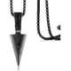 thumbnail image 3 of Collar Acero Inoxidable Dije Flecha Cadena Vintage Hombre Xtellar Negro, 3 of 4