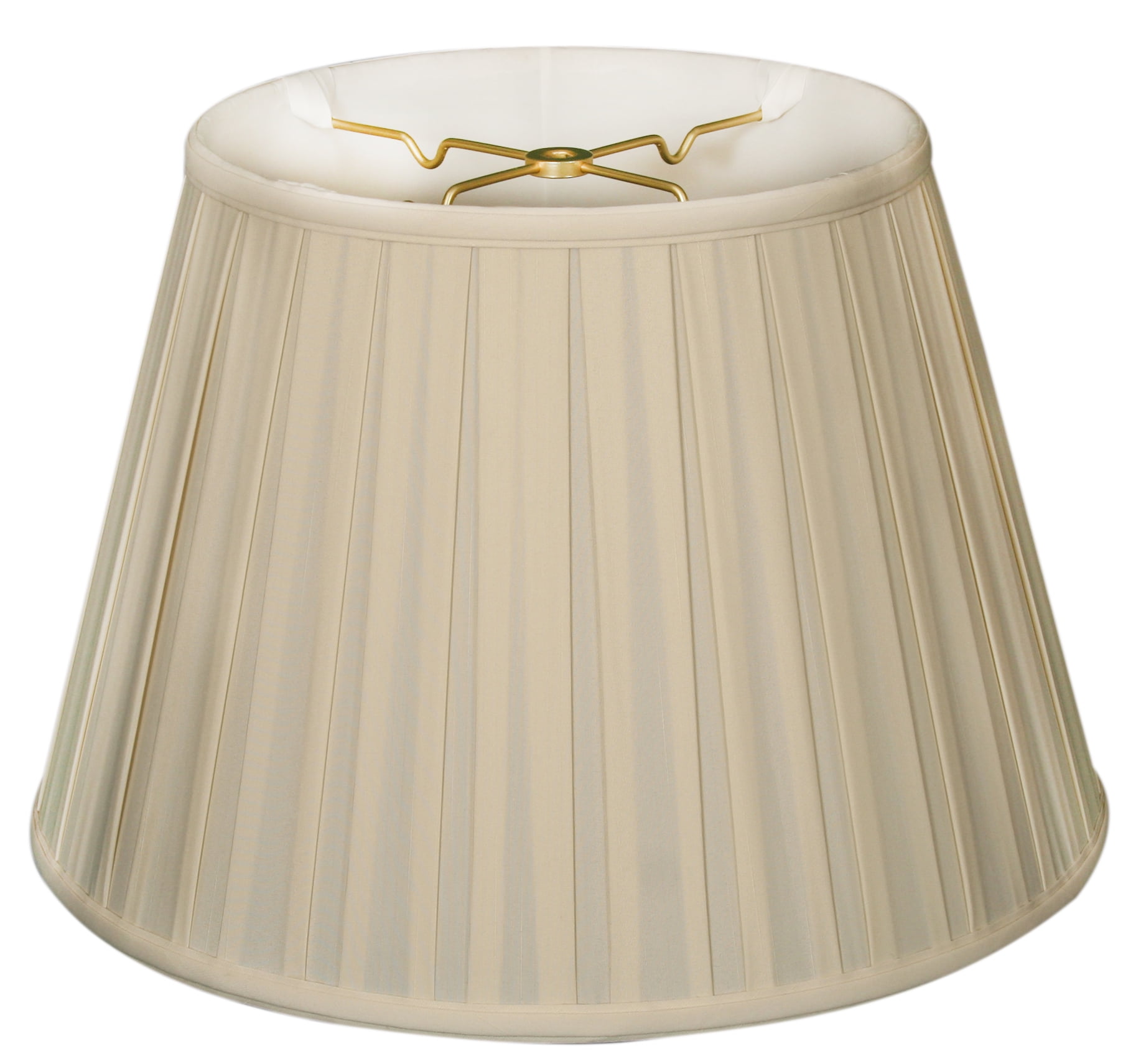 Royal Designs Empire English Pleat Basic Lamp Shade Eggshell 10.5 x