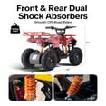 thumbnail image 6 of QEASET Electric atv Dirt Quad, 36V 500W Motor, 12-15mph Speed, Twist Grip Acceleration & Hand Operated Disc Brakes,Knobby Air Tires, Multiple Colors, Holiday Gifts, 6 of 8