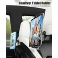 thumbnail image 3 of Car Headrest Tablet Holder for Tesla Model Y Model 3 Fits 4-13'' Devices, Kids Tablet Mount for Car Back Seat, 3 of 5