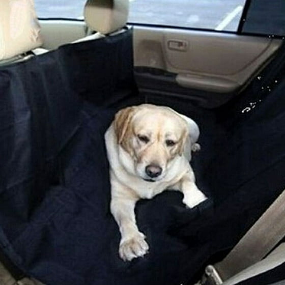 Pet Hammock Dog Cat Universal Back Seat Protector Car Cover Black