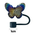 thumbnail image 6 of Walbest 2Pcs Butterfly Straw Covers 10mm Straw Topper for 30/40 Oz Tumbler Reusable Drinking Straw Caps Eco-Friendly Cup Accessories, 6 of 8
