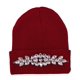thumbnail image 1 of Gorros de algodón con diamantes de imitación para mujer, gorro de algodón, regalo de Navidad, novedad, invierno, 2019, 1 of 4
