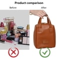 thumbnail image 3 of vnanda High-quality Cosmetic Bag Travel Makeup Bag Capacity Metal Zipper Portable Cosmetic Organizer for Women Accessories Cosmetic Bag with Metal Zipper, 3 of 8