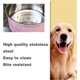 thumbnail image 3 of Jaula de agua para perros - Cuenco de agua tipo cajón - Cuenco colgante de acero inoxidable - Dispensador de agua - Cuenco para perros pequeños - Cuenco y cuencos de agua para mascotas (850 ml), 3 of 5