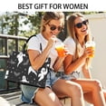 thumbnail image 5 of Large Capacity Tote Bag,Spooky Halloween Silhouette Pattern Handbag Fashion Luxury Tote Bag,15.7"x13"x 5.1" Inches,Laptop Compatible, 5 of 6