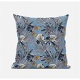 thumbnail image 6 of Plant Illusion Throw Pillow with Removable Cover in Blue Green Pink 16x16, 6 of 6