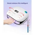 thumbnail image 3 of UV Lamp, 48W Professional UV LED Nail Lamp with 4 Timers, LCD Display, Sensor and Double Speed Drying for Home and Salon, 3 of 4