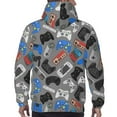 thumbnail image 7 of Cauagu Video Game for Men's Pullover Hooded Sweatshirt Athletic Casual Hoodie Aautumn Hoodie Sweatshirt for Men Pullover Casual Hooded Sweatshirt-Medium, 7 of 7