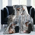 thumbnail image 3 of Personalised Blanket Custom Blanket with Photo Text Blanket Personlized Throw Picture Collage Flannel Blankets for Family Xmas Christmas New Year Anniversary Birthday Wedding Gift, 3 of 6