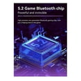 thumbnail image 5 of Controlador de juegos telescópico D8 Controlador de juegos móvil con luz RGB con vibración de 6 ejes para Android IO Negro, Negro, 5 of 5