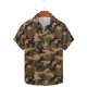 thumbnail image 2 of Camisa de los Hombres Y Conjuntos Cortos Hawaiano Tropical de Camuflaje Imprimir Manga Corta Solapa, Ligera Tela de Rebote de Cuatro Lados para la Playa Y las Vacaciones, 2 of 5