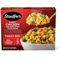 Stouffer’s Cheesy Chicken and Broccoli Pasta Bake, Family Size, Easy Frozen Chicken Pasta 40 oz